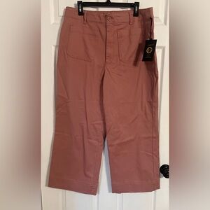 kathy ireland Nwt Pink Pants Wide Leg Size 16